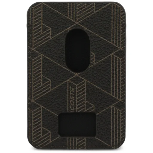 iPhone držiak na karty Lacoste PVC zmes MagSafe hnedý - 4