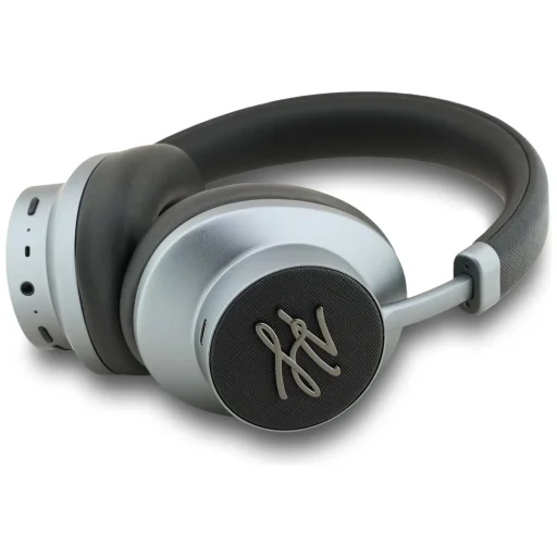 Slúchadlá Karl Lagerfeld Grained Initials Bluetooth ANC čierne - 2