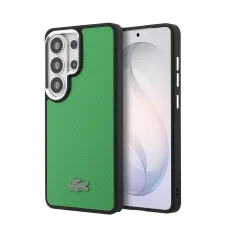 Lacoste Petit Pique Metal Logo Magnetické puzdro pre Samsung Galaxy S26 Ultra estragónová zelená