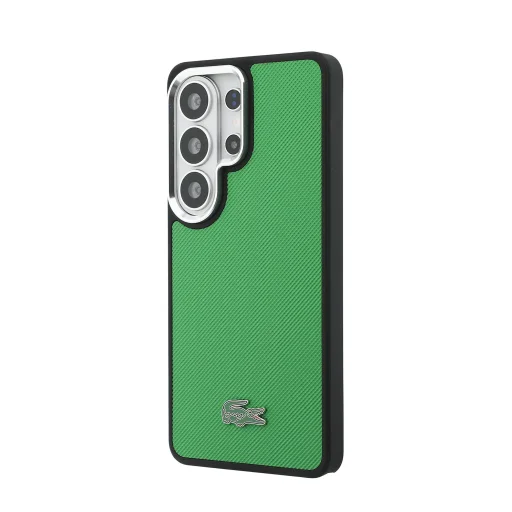 Lacoste Petit Pique Metal Logo Magnetické puzdro pre Samsung Galaxy S26 Ultra estragónová zelená - 2