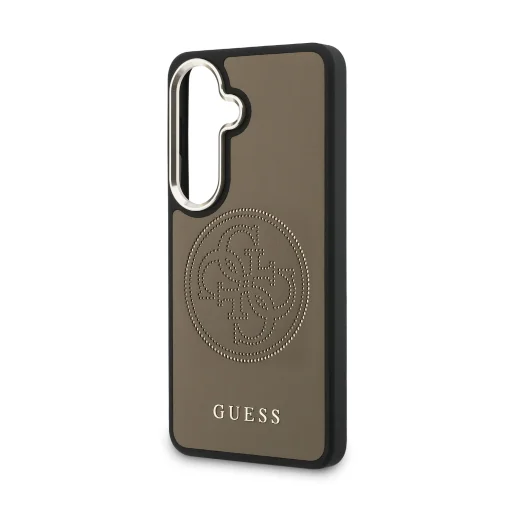 Guess PU Perforated 4G Logo magnetické puzdro Samsung Galaxy S26 hnedé puzdro - 5