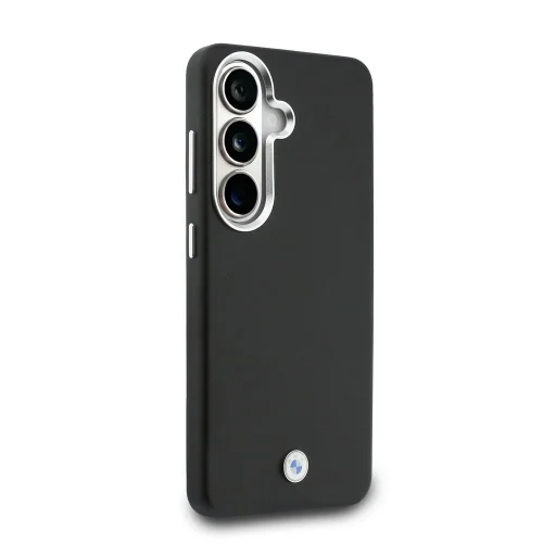 BMW Signature PU Leather Metal Logo magnetické puzdro pre Samsung Galaxy S26 Plus - čierne - 4