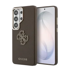 Guess PU 4G Resin Metal Logo kryt pre Samsung Galaxy S26 Ultra