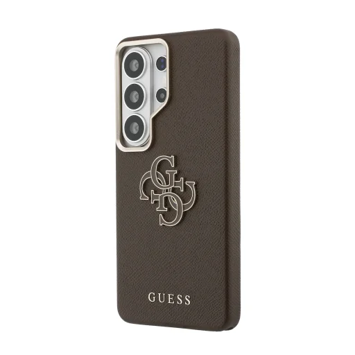 Guess PU 4G Resin Metal Logo kryt pre Samsung Galaxy S26 Ultra - 2