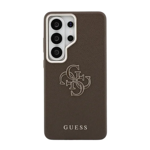 Guess PU 4G Resin Metal Logo kryt pre Samsung Galaxy S26 Ultra - 3