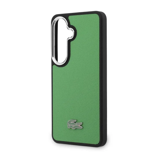 Lacoste Petit Pique Kovové Logo Magnetické Puzdro Samsung Galaxy S26 Plus - Estragónovo Zelené Puzdro - 5
