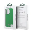 Lacoste PVC Iconic Petit Pique Metal Logo MagSafe kryt pre iPhone 16 Pro Estragon Green thumbnail