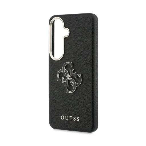 Guess PU 4G Resin Metal Logo puzdro pre Samsung Galaxy S26+ čierne - 5