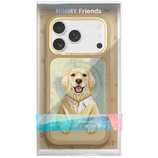 iPhone 17 Pro Nimmy Gentle Pets Series Dog MagSafe puzdro hnedé - 7