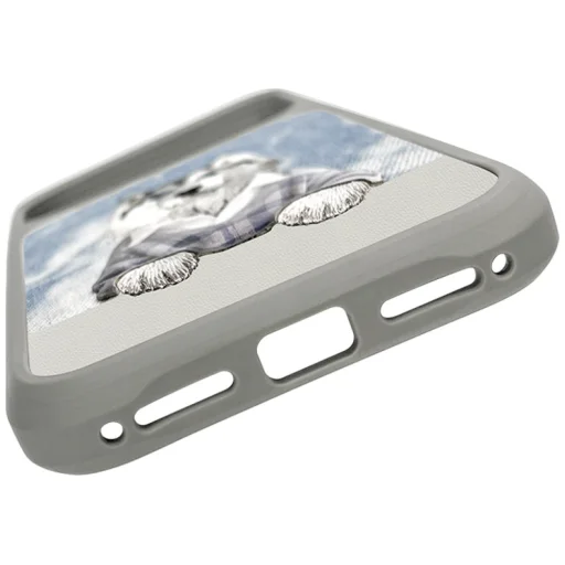iPhone 17 Pro Nimmy Gentle Pets Series Dog MagSafe puzdro sivé - 5