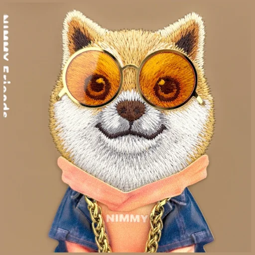 Samsung Galaxy S26 Ultra tok Nimmy Glasses Cool Dog bézs tok - 6