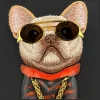 Samsung Galaxy S26 Ultra tok Nimmy Glasses Cool Dog fekete tok thumbnail