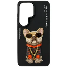 Samsung Galaxy S26 Ultra tok Nimmy Glasses Cool Dog fekete tok