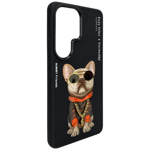 Samsung Galaxy S26 Ultra tok Nimmy Glasses Cool Dog fekete tok - 3