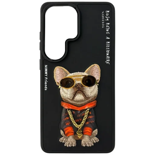 Samsung Galaxy S26 Ultra tok Nimmy Glasses Cool Dog fekete tok - 1