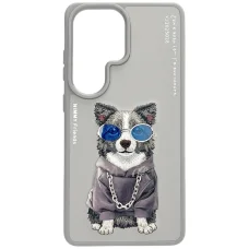 Samsung Galaxy S26 Ultra Nimmy Glasses Cool Dog puzdro sivé