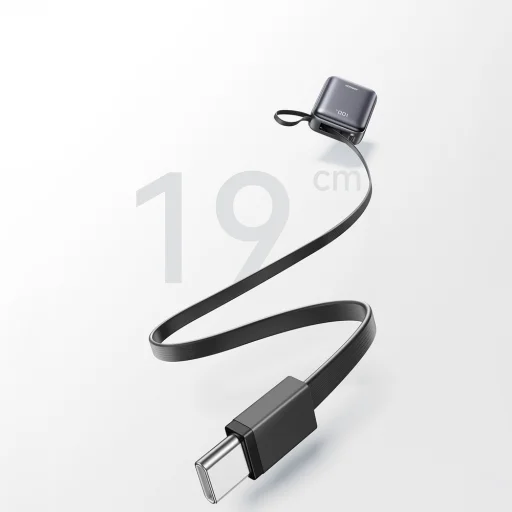 Joyroom JR-PBF29 20000mAh 22.5W Powerbanka s dvojitým káblom - čierna - 14