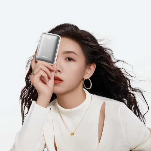 Joyroom JR-PBF29 20000mAh 22.5W Powerbanka s duálnym káblom - biela - 8