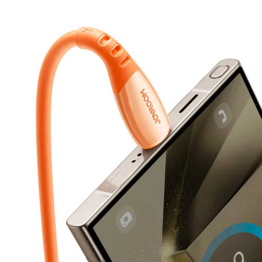 Joyroom S-A59 Vibrant Series 3A USB-A - USB-C kábel 1,2m - oranžový - 7