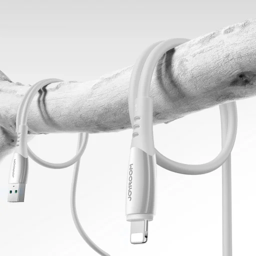 Joyroom S-A59 Vibrant Series 3A USB-A - Lightning kábel 1.2m - biely - 9