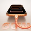 Joyroom S-A59 Vibrant Series 60W USB-C - USB-C kábel 1,2m - oranžový thumbnail