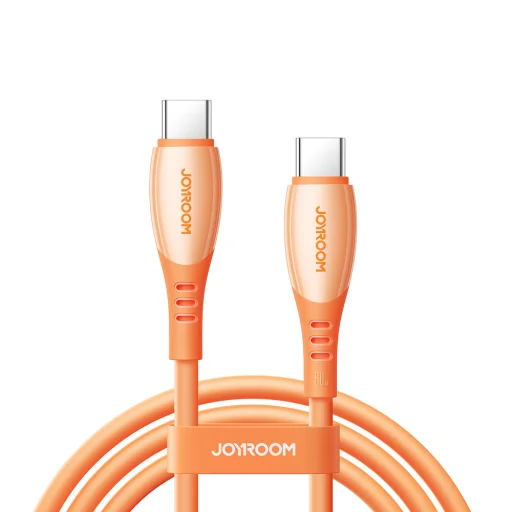 Joyroom S-A59 Vibrant Series 60W USB-C - USB-C kábel 1,2m - oranžový - 1
