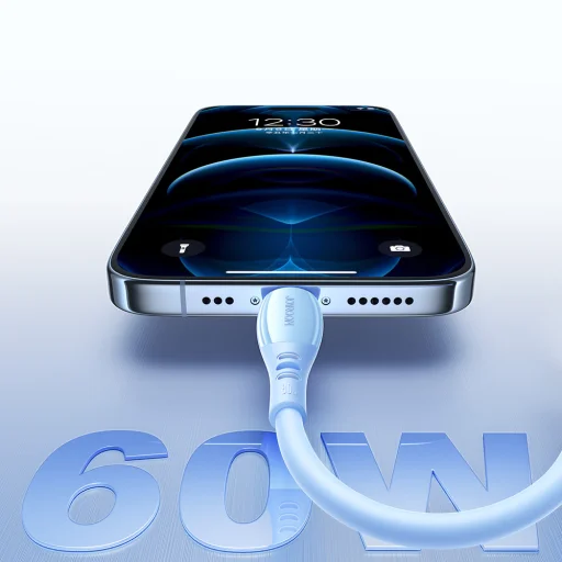 Joyroom S-A59 Vibrant Series 60W kábel USB-C – USB-C 1,2 m – modrý - 7