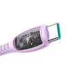 Joyroom S-A59 Vibrant Series 60W USB-C - USB-C kábel 1.2m - fialový thumbnail