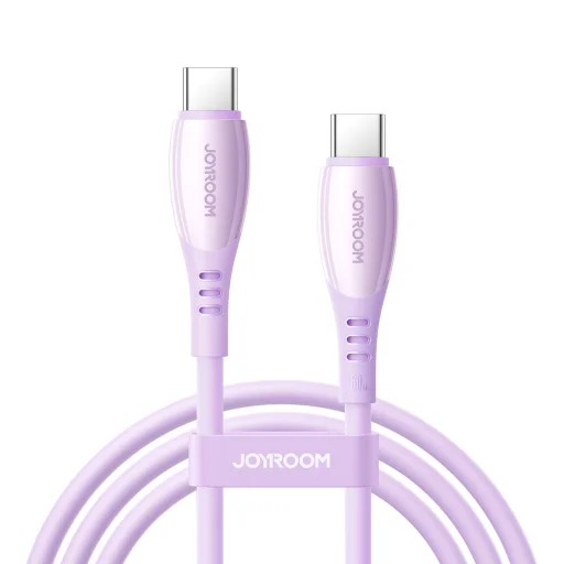 Joyroom S-A59 Vibrant Series 60W USB-C - USB-C kábel 1.2m - fialový - 1