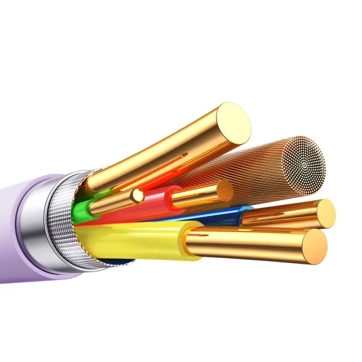 Joyroom S-A59 Vibrant Series 60W USB-C - USB-C kábel 1.2m - fialový - 5