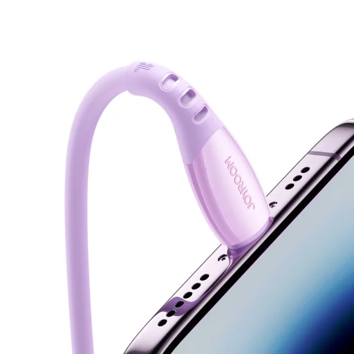 Joyroom S-A59 Vibrant Series 30W USB-C - Lightning kábel 1.2m - fialový - 6