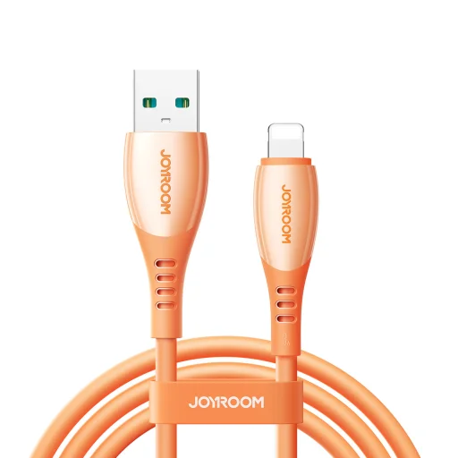Joyroom S-A59 Vibrant Series 3A USB-A - Lightning kábel 1.2m - oranžový - 1
