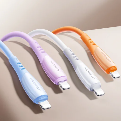 Joyroom S-A59 Vibrant Series 3A USB-A - Lightning kábel 1.2m - oranžový - 9