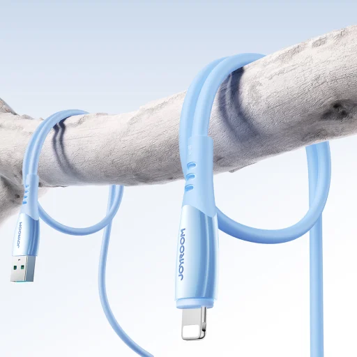 Joyroom S-A59 Vibrant Series 3A USB-A - Lightning kábel 1.2m - modrý - 9