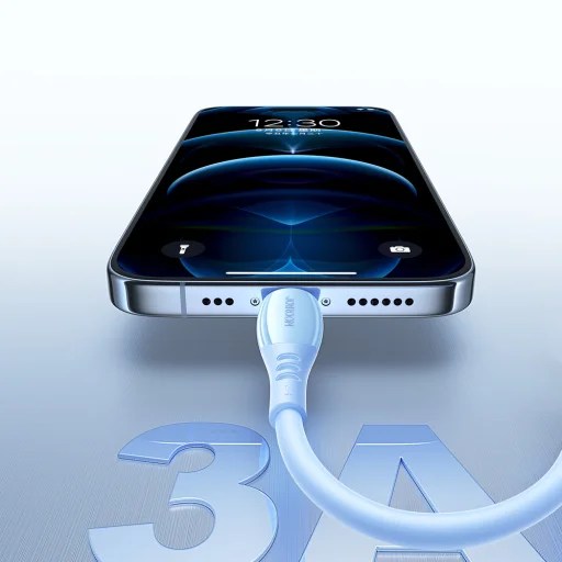 Joyroom S-A59 Vibrant Series 3A USB-A - Lightning kábel 1.2m - modrý - 7