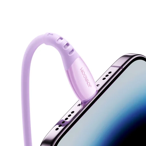 Joyroom S-A59 Vibrant Series 3A USB-A - Lightning kábel 1.2m - fialový - 6