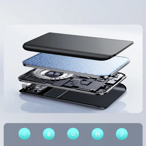 Joyroom JR-QP192 Star Series Mini 20000mAh 22.5W Powerbank s digitálnym displejom - čierna - 8