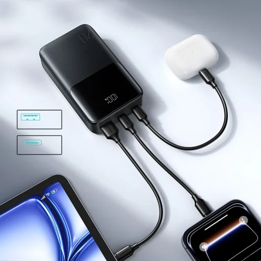 Joyroom JR-QP192 Star Series Mini 20000mAh 22.5W Powerbank s digitálnym displejom - čierna - 13