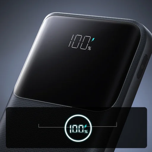 Joyroom JR-QP191 Star Series Mini 10000mAh 22.5W Powerbank s digitálnym displejom - čierna - 13