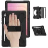 Samsung Galaxy Tab S11 odolné puzdro s rúčkou 4smarts Rugged Case Grip čierne thumbnail