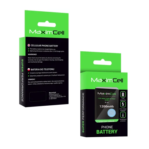 MaximCell batéria Nokia 3100/3110CL/6230I (BL-5C) 1200mAh Li-ion - 2