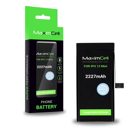 Maximcell batéria pre iPhone 12 Mini 2227mAh Li-poly - 1