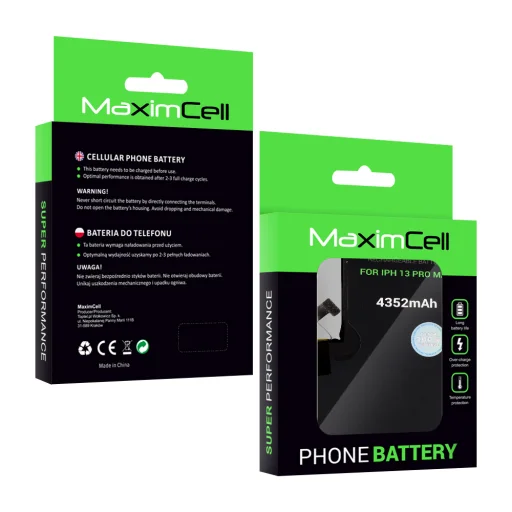Batéria MaximCell pre iPhone 13 Pro Max 4352mAh Li-poly - 2