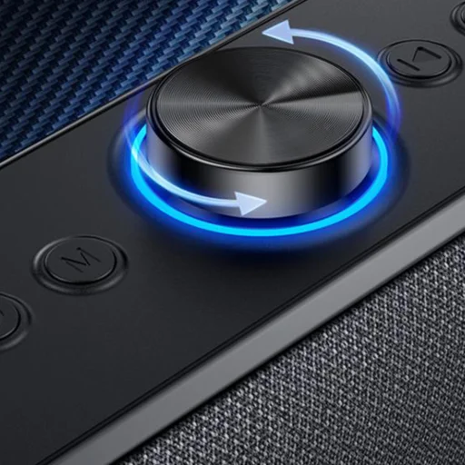 Yesido - Bezdrôtový reproduktor (YSW42) - Bluetooth 5.3, Type-C, TF, 2000mAh, 20W - Čierny - 6