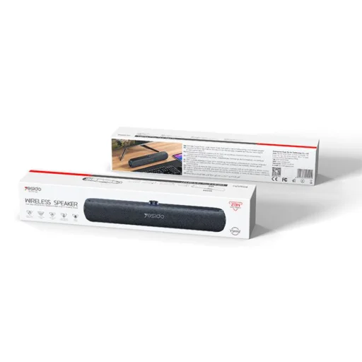 Yesido - Bezdrôtový reproduktor (YSW42) - Bluetooth 5.3, Type-C, TF, 2000mAh, 20W - Čierny - 7