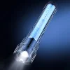 Yesido - Baterka (TC10) - Teleskopický zoom, Biely laserový LED, 5 režimov, Nabíjateľná, Digitálny displej, 4W, 800mAh - Čierna thumbnail