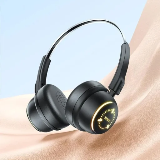 Yesido - Bezdrôtové slúchadlá (EP15) - pre deti, Bluetooth, so 40mm reproduktormi, 300mAh - čierne - 4