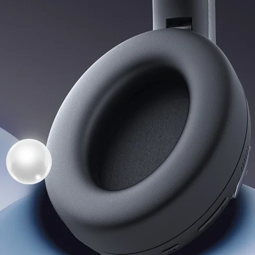 Yesido - Bezdrôtové slúchadlá (EP07) - Bluetooth V5.3, Hybridné potlačenie hluku, ENC, 500mAh - Čierna - 4