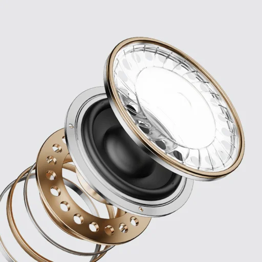 Yesido - Bezdrôtové slúchadlá (EP07) - Bluetooth V5.3, Hybridné potlačenie hluku, ENC, 500mAh - Čierna - 5