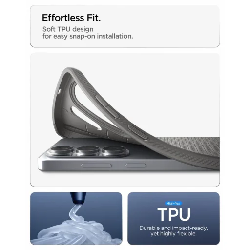 Puzdro Spigen Liquid Air pre Samsung Galaxy S26 Ultra sivé - 8